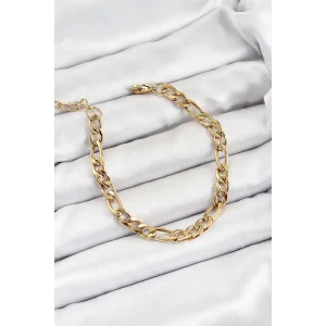 316L Çelik Gold Renk Zincir Erkek Bileklik