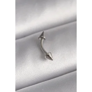 316L Çelik Gümüş Renk Çivi Model Piercing