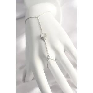 316L Çelik Gümüş Renk Kalp Model Şahmeran