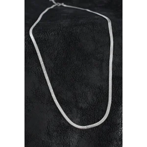 316L Çelik Klasik İtalyan Zincir Model Gümüş Renk Erkek Kolye