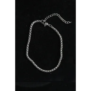 316L Çelik Örgü Model Gümüş Renk Erkek Bileklik