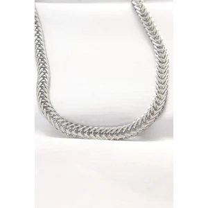316L Çelik Silver Renk Balık Sırtı Zincir Kolye