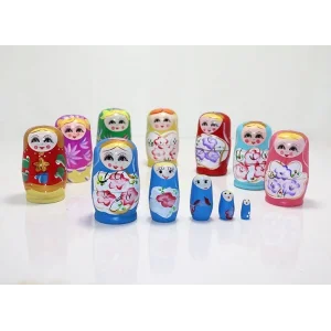 5li Ahşap Matruşka Alk1204
