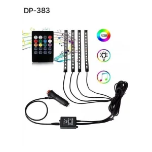 Araç İçi Ayak Altı Ses Duyarlı Şerit Led 4lü Set
