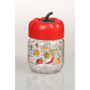 Biber Desenli Kavanoz 1000 Cc Royaleks-BD1000