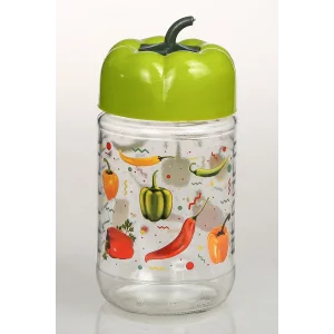 Biber Desenli Kavanoz 660 Cc Royaleks-BD660