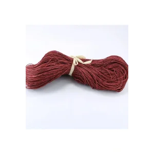 Bordo Renk Çile Kağıt İp Çanta Ipi Supla Ipi  No:62 - (550-600 gr)