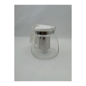 Çelik Süzgeçli Cam Demlik 900 Ml. Royaleks-8882