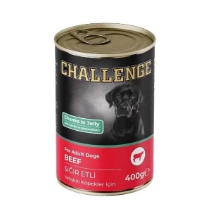 Challenge Sığır Etli Yetişkin Konserve Köpek Maması 400 Gr