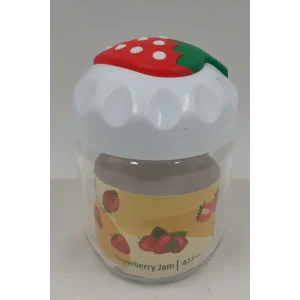 Çilek Desenli Kavanoz 1 Adet 425 Cc Royaleks-CK425