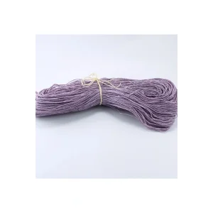 Eflatun Renk Çile Kağıt İp Çanta Ipi Supla Ipi  No:80 - (550-600 gr)