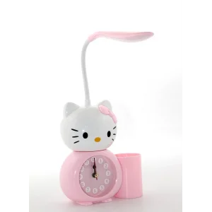 Hello Kitty Masa Lambası Saat Ve Kalemlik Alk2584
