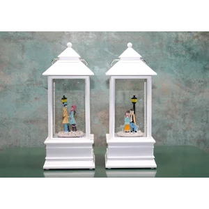 Kış Masalı Tasarımı Işıklı Müzikli Kar Küresi Alk3408