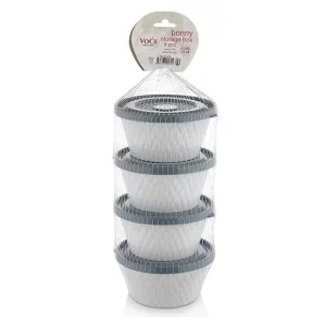 Petek 4lü Saklama Kabı 0,330 Ml Royaleks-VC-205