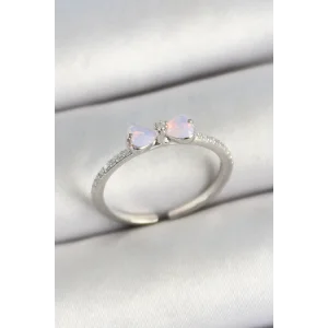 Pirinç Fiyonk Figürlü Zirkon Taşlı Gold Renk Ayarlanabilir Kadın Yüzük