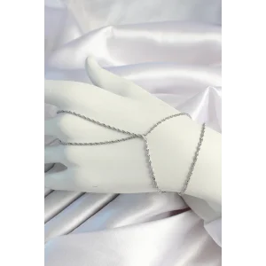 Pirinç Gümüş Renk Burgu Zincirli Şahmeran