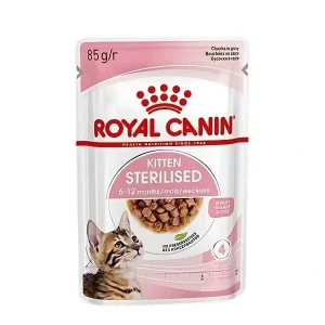 Royal Canin Kitten Sterilised Pouch Kısırlaştırılmış Yavru Konserve Kedi Maması 85 Gr