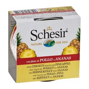 Schesir Tavuk ve Ananas Konserve Köpek Maması 150 Gr