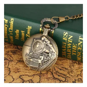 Tren Temalı Köstekli Saat Alk2604