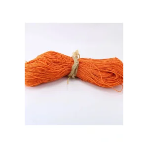 Turuncu Renk Çile Kağıt İp Çanta Ipi Supla Ipi  No:65 - (550-600 gr)