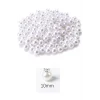 1.000 gram (1 kg.) 10mm Beyaz Renk Plastik İnci Boncuk Çanta ve Takı Yapım Boncuğu (~1.900 adet)