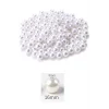 1.000 gram (1 kg.) 16mm Beyaz Renk Plastik İnci Boncuk Çanta ve Takı Yapım Boncuğu (~340 adet)
