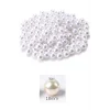 1.000 gram (1 kg.) 18mm Beyaz Renk Plastik İnci Boncuk Çanta ve Takı Yapım Boncuğu (~220 adet)