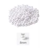 1.000 gram (1 kg.) 8mm Beyaz Renk Plastik İnci Boncuk Çanta ve Takı Yapım Boncuğu (~3.200 adet)