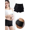 2 Adet Kadın Dikişsiz Görünmez İz Yapmaz Mini Şort Boxer Siyah