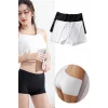 2 Adet Kadın Dikişsiz Görünmez İz Yapmaz Mini Şort Boxer Siyah Beyaz