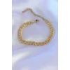 316L Çelik Arpa Gold Renk Kadın Bileklik