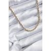 316L Çelik Gold Renk 60 cm Burgu Model Kadın Kolye