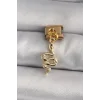 316L Çelik Gold Renk Sallantı Yılan Model Nomination Charm