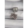 316L Çelik Gümüş Renk Sallantı New York Yazı Model Nomination Charm