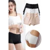 6 Adet Kadın Dikişsiz Görünmez İz Yapmaz Mini Şort Boxer Siyah Beyaz Ten
