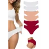 6 Adet Kadın Dikişsiz Lazer Kesim Esnek İz yapmayan Külot S10