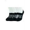 6 Adet Önü Transparan Kadın Fantezi Desenli Babet Çorap