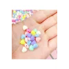 60 gr (300 adet) Şeker Rengi Akrilik Kalp Boncuklar Renkli Karışık Plastik Pastel Boncuklar Ara Boncuk Kalp Şekilli Kolye Bilezik için