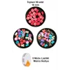 90 Adet 10 mm Polimer Kil Fimo Boncuk Takı Bileklik + 5 Metre Misina Hediye - Karışık - Bayrak - Ayıcık