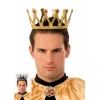 Altın Renk Çocuk Ve Yetişkin Uyumlu Kral Tacı