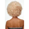 Altın Renk Kıvırcık Afro Bonus Peruk Saç Parti Peruğu Platin Gold