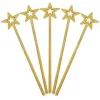 Altın Renk Yıldız Peri Asası Peri Değneği 34 Cm 1 Adet
