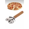 Çift Başlıklı Ahşap Saplı Pizza Kesici Hamur Kesici