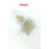 Dökme Cam Kum Boncuk (11/0) 2 mm - 60 Gram -  Şeffaf Beyaz - BNC053