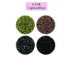 Dökme Cam Kum Boncuk (8/0) 3 mm - 4 Renk - Toplam 80 Gram - BNC422
