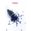 Dökme Cam Kum Boncuk (8/0) 3 mm - 60 Gram - Şeffaf Lacivert - BNC207