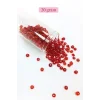Dökme Cam Kum Boncuk Büyük Boy (6/0) 4 mm - 20 Gram - Şeffaf Kırmızı - BNC079