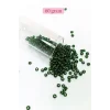 Dökme Cam Kum Boncuk Büyük Boy (6/0) 4 mm - 60 Gram - Şeffaf Koyu Yeşil - BNC136