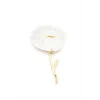 Gelincik Broş - Beyaz