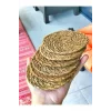 Hasır Bardak Altlığı 6 Adet